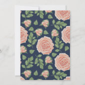 Het is een meisje met een Baby shower-invitatie do Kaart (Achterkant)