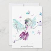 Het is een meisje... met vlinders. save the date (Achterkant)