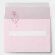 Het is een meisje! Minimalisme Pastel Roze Baby Sh