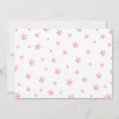 Het is een meisje | Modern Roze Olifant Meisje Bab Kaart (Achterkant)