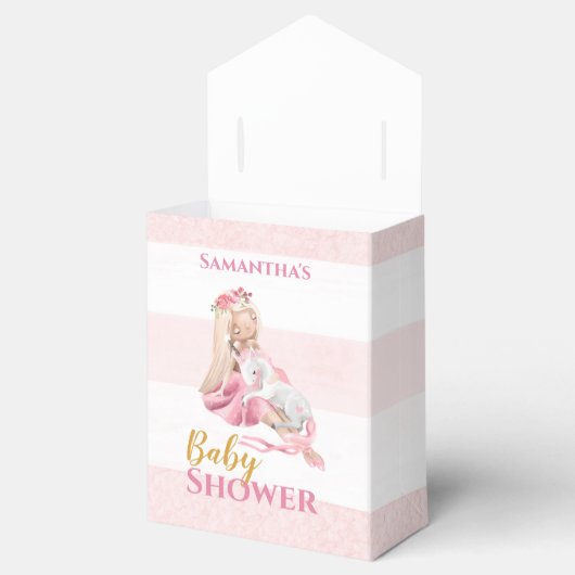 Het is een meisje mooi Ballerina Baby shower Bedankdoosjes (Geopend)