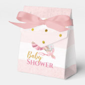Het is een meisje mooi Ballerina Baby shower Bedankdoosjes (Voorkant Zijde)