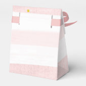 Het is een meisje mooi Ballerina Baby shower Bedankdoosjes (Achterkant)