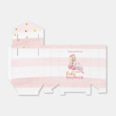 Het is een meisje mooi Ballerina Baby shower Bedankdoosjes (Uitgevouwen)