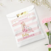 Het is een meisje mooi Ballerina Baby shower Bedankzakje (Gezegeld)