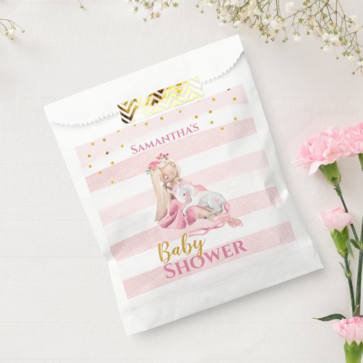 Het is een meisje mooi Ballerina Baby shower Bedankzakje (Gezegeld)