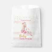 Het is een meisje mooi Ballerina Baby shower Bedankzakje (Voorkant)
