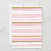 Het is een meisje mooi Ballerina Baby shower Kaart (Achterkant)