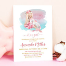 Het is een meisje mooi Ballerina Baby shower