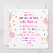 Het is een meisje, natuurlijk! Disc Golf Pun Baby  Kaart (Achterkant)