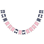 Het is een Meisje Nautical Bunting Vlaggetjes (Alle)