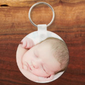 Het is een meisje! Nieuwe vader Sleutelhanger (Achterkant)