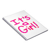 Het is een meisje! notitieboek (Rechterzijde)