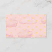 Het is een meisje olifant roze luier Raffle Ticket Informatiekaartje (Achterkant)