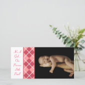 Het is een meisje... Onze edele kleine pareltje Aankondiging (Staand voorkant)