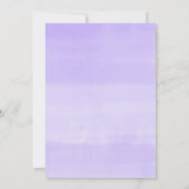 Het is een meisje paarse ballonnen eucalyptusbaby  kaart (Achterkant)