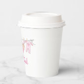 Het is een meisje papieren bekers (Links)