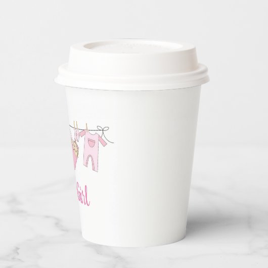 Het is een meisje papieren bekers (Links)