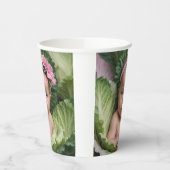 Het is een meisje papieren bekers (Links)