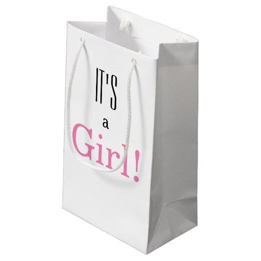 Het is een meisje! Partij baby shower Klein Cadeauzakje