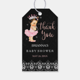 Het is een meisje Prinses Meisje Baby shower Cadeaulabel