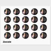 Het is een meisje Prinses Meisje Baby shower Ronde Sticker (Vel)