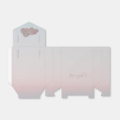 Het is een meisje-regenboog-wolk-waterverf bedankdoosjes (Uitgevouwen)