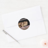 Het is een meisje ronde sticker (Envelop)