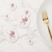 Het is een meisje! Roze Baby Carriage Shower Confetti (Groep)