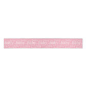 Het is een meisje roze Baby shower feest Grosgrain Lint (Voorkant)