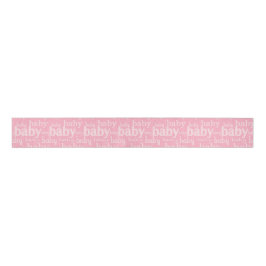 Het is een meisje roze Baby shower feest Grosgrain Lint