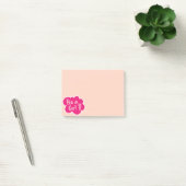 Het is een meisje roze baby shower post-it® notes (Kantoor)