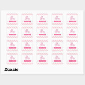 Het is een Meisje Roze Baby shower Stickers (Vel)