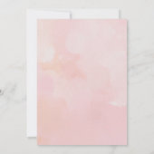 Het is een meisje Roze ballon baby shower Kaart (Achterkant)