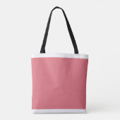 Het is een meisje roze bloem, meisje, witte canvas tote bag (Achterkant)