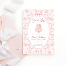 Het is een meisje Roze Bunny Girl Baby Shower