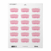 Het is een meisje roze cloud adres Label (Full Sheet)