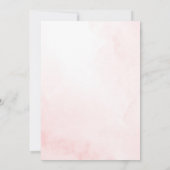 Het is een meisje roze Coquette Bow Baby Girl Show Kaart (Achterkant)