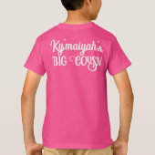 Het is een Meisje Roze & Goud Etnisch Baby shower T-shirt (Achterkant)