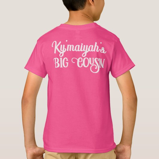 Het is een Meisje Roze & Goud Etnisch Baby shower T-shirt (Achterkant)