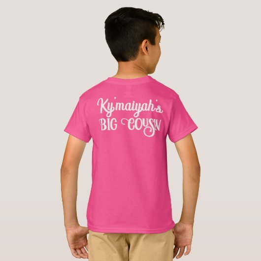 Het is een Meisje Roze & Goud Etnisch Baby shower T-shirt (Achterkant volledig)
