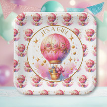 Het is een meisje | Roze heteluchtballon Baby show