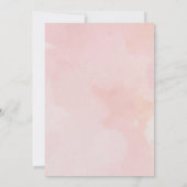 Het is een meisje roze Pony Baby shower Kaart (Achterkant)