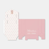 Het is een meisje roze prinses Beer Baby shower Bedankdoosjes (Uitgevouwen)