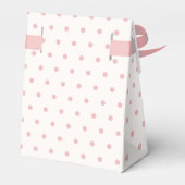 Het is een meisje roze prinses Beer Baby shower Bedankdoosjes (Achterkant)
