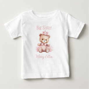 Het is een meisje roze prinses Beer grote zus
