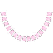 Het is een meisje! | Roze Strepen & Harten Verjaar Vlaggetjes (Alle)