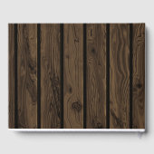 Het is een meisje rustieke Mason Jar Baby shower g Gastenboek (Achterkant)