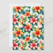 Het is een meisje safari Baby shower Kaart (Achterkant)