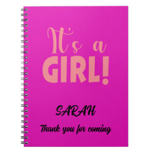 Het is een meisje Sarah Notitieboek